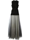 tulle pleated layers dress