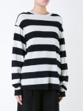 striped loose fit sweater