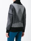 panelled jumper 