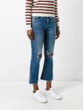 flared cropped jeans 