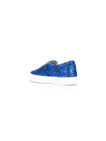 eye embroidered sneakers