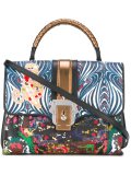 abstract print medium tote