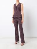 straight plaid trousers