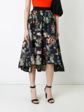 nature print pleated skirt 