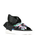 sling-back flat sandals