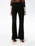 lace panel trousers