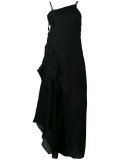 ruffled asymmetric dress