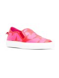 star print slip-on sneakers