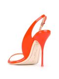 'Claudie Neon Orange'高跟鞋