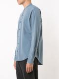 nehru collar denim shirt 