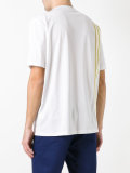 striped trim T-shirt