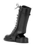 heel cut-out boots
