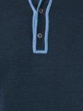 contrast trim polo shirt