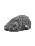 houndstooth pattern beret