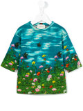 garden print sweatshirt 