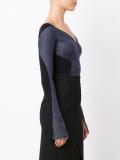 v neck bodysuit