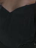 sheer panel blouse 