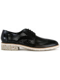 perforated derby shoes