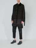 raw edge detail jacket