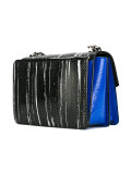 contrast panel shoulder bag
