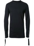 zip cuff T-shirt 