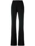tailored straight trousers