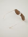 '351' angular aviator sunglasses