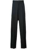 pleated detail trousers