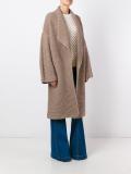thick lapels cardi-coat