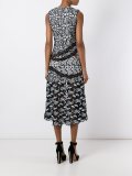 floral jacquard dress