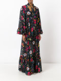 floral print v-neck dress