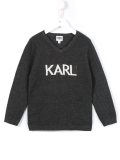 ‘Karl’V领毛衣