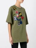 multi patch T-shirt 