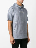 Teleport short sleeve hoodie