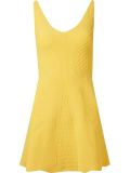 v-neck knit dress