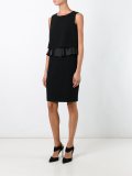 ruffle detail dress