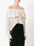 ruffle knit top