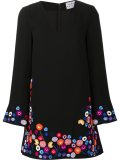 floral embroidery dress