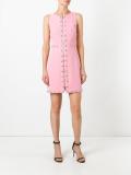 embellished zip mini-dress 