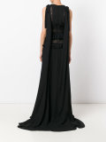 flared evening dress 