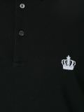 embroidered crown polo shirt
