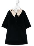 velvet shift dress