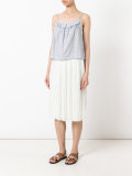 frill trim vest top 
