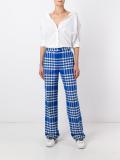 'Torchon' straight trousers