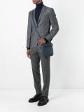 pleated slim fit trousers