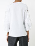 cropped sleeves blouse 