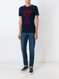 emote print T-shirt