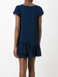 asymmetric hem mini skirt