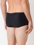 textured swimming trunks