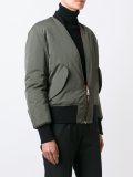 V-neck bomber